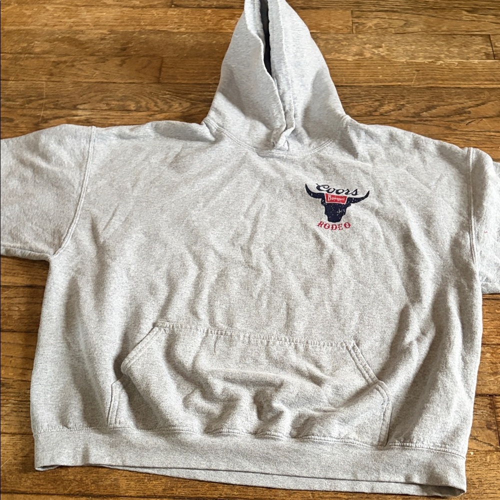 Gray Coors Rodeo Hooded Sweatshirt